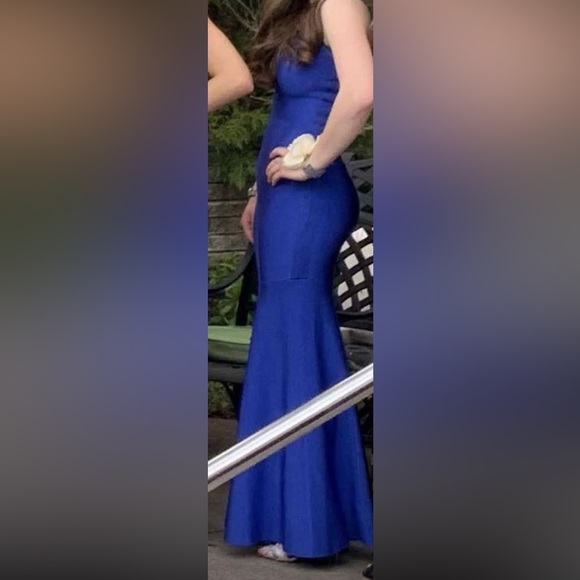 Marciano by Guess Blue Bodycon Mermaid Dress - Picture 5 of 5